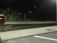 long exhib on a rest area by night and day