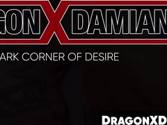 Bald Damian Dragon delivers fast and deep plowing to blond Ton Tons ass