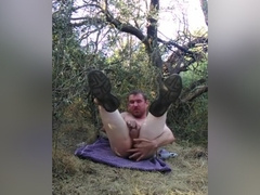 Outdoors with my toys