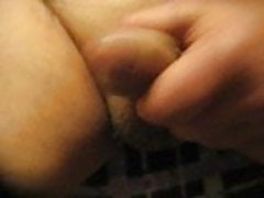 72yrold Grandpa 170 uncut cock close chub wank solo closeup