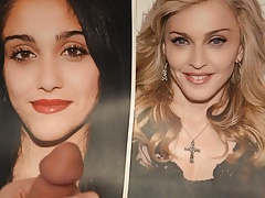 Cum Tribute: Madonna Louise Ciccone and Lourdes Leon