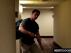 Tattooed backdoor bandit butt fucks his boyfriend balls deep