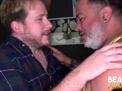 BEARFILMS Siver Otter Javi Lopez Barebacked By Benji Baker