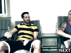 Markie mounts Silas and rails him on the counter top