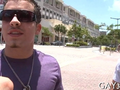 Watch this hot guy get drilled hard by his straight friend