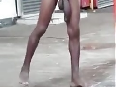 Monstercock on an Homeless Jamaican guy