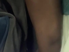 Snuck to knead all over my bare torso fuck-stick and arse (no spunk)