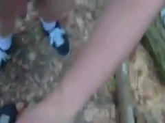 Masturbating in the Woods