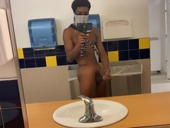 Masturbating in Public Shower, Risky (Part two)