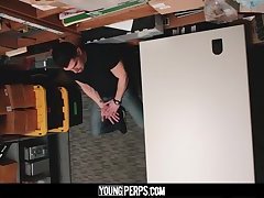 YoungPerps - Sexy jock stud takes raw cock up ass to avoid jail time