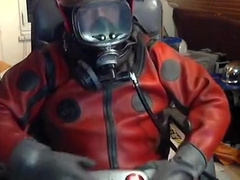 dry suit wank
