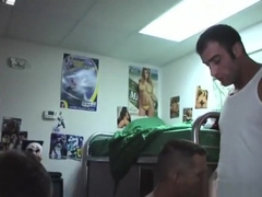 College hazing with teen 18+ humiliated in dorm