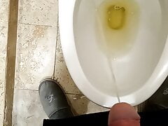 MY THICK COCK PISSING #13