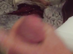 Cumming on wet panties