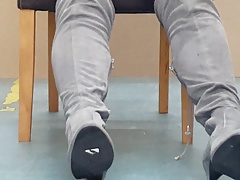 Stockings & Boots & Cum