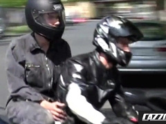 Cazzofilm.com - Horned up biker