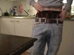 Twink Sagger Shoots a Load on the Table