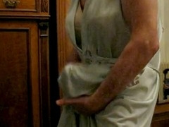 Dads enjoy straight cock stroking until drained