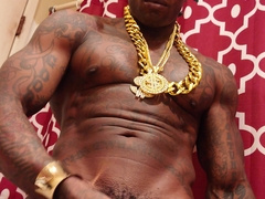 BIG BLACK COCK Idolize Hallelujah Johnson ( i'm the Real Sex Industry Star here's another Jizz Shot)