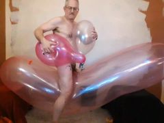134) Slow Motion Pops from Vid 133 - Balloon Pop Fetish - Looner Daddy