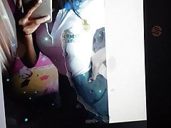 Cum tribute to my friend alondra