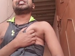 Steamy video of an Asian hunk giving a rock-hard handjob in a reality scene
