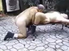 Dad Cubs on a Bench