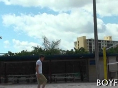 Vibrate Boners shoots a hot load of jizz deep in the throats of two horny dudes