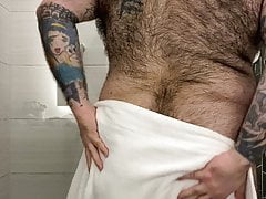 Bear in the shower