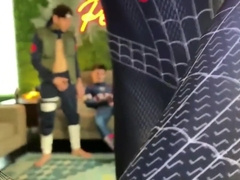 Lekkere Knapen In Cosplay Spandex Spelen Met Hun Lekkere Lullen 10 Min