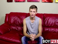 Matthew Shows His Adorable Twink Body And Jerks Off His Cock