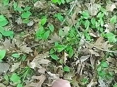Uncut outdoor piss