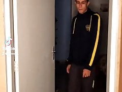 Young stripper in slow motion