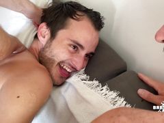 4 horny jocks have a bareback orgy with cumshot