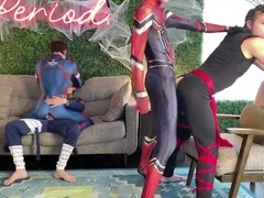 Wild fuck-fest adventures with heroes Harley Xavier, Seth Peterson, and Calvin Banks