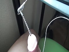 e-stim urethral cumshot
