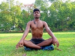 Indian boys, step dad and step son, indian body massage