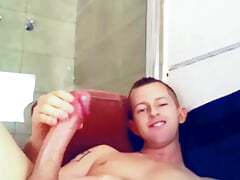 What 4 hours of cam masturbation does to a huge cock big cum load multiple cumshots ropes real piss cum