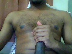 Big-Cock Asian Man Shows Off on Webcam