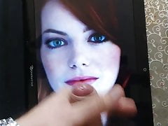 Emma Stone Cum Tribute