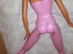 Sensual nylon-wearing femboy triumphs as he embraces his Barbie doll desires