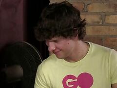 Gay teen fucks till his girl reveals it