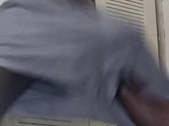 Jerking this meat till It spray