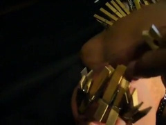 Training slave nicolas57: 100 pegs popping off twisting body