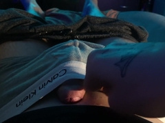 A young fellow touches his manmeat