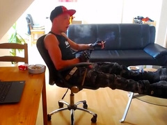 Buffalo Boots Smoke And Jerk Off