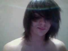 18 Yo Emo Boy Toys His Ass And Cums