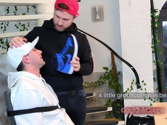 Bound On A Chair At His Mercy