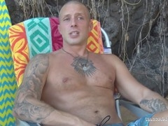Jocks, outdoors, cumshot