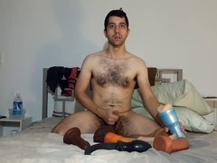 Hot hairy guys getting down to some amateur gay fun